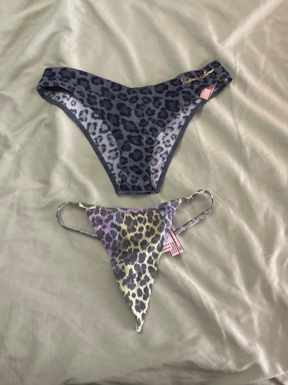 Victoria’s Secret lot of 2 leopard print panties